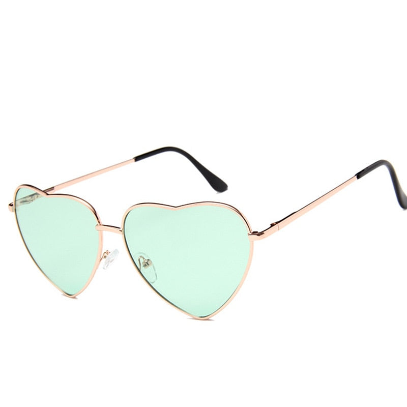 Gradient Heart Frame Sunglasses