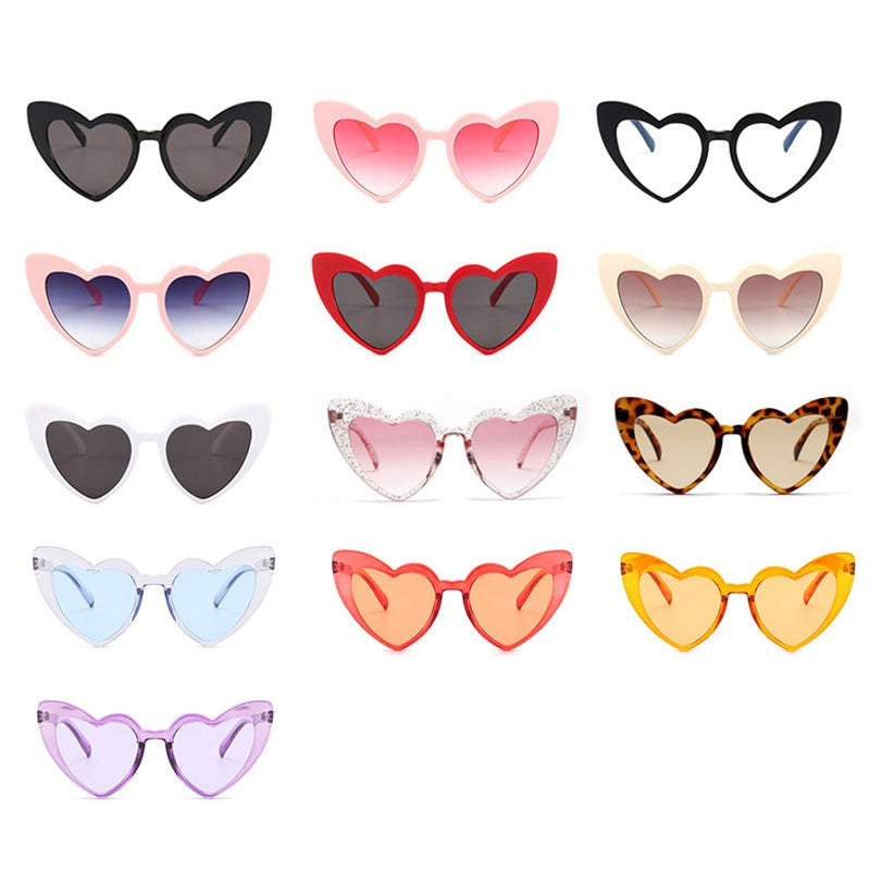 Heart Shape Cat Eye Sunglasses