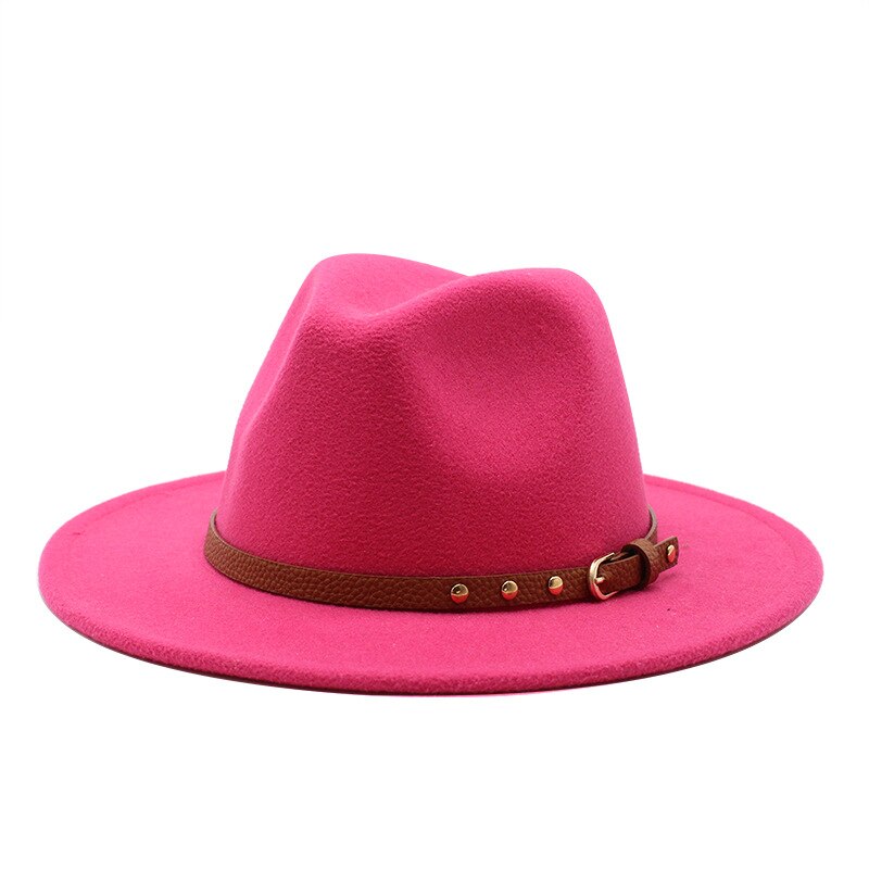 Wide Brim Wool Fedora