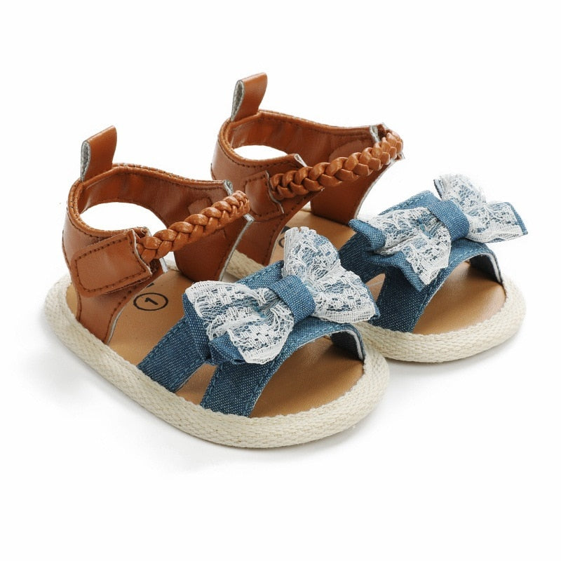 Non-Slip Bowtie Toddler Shoes