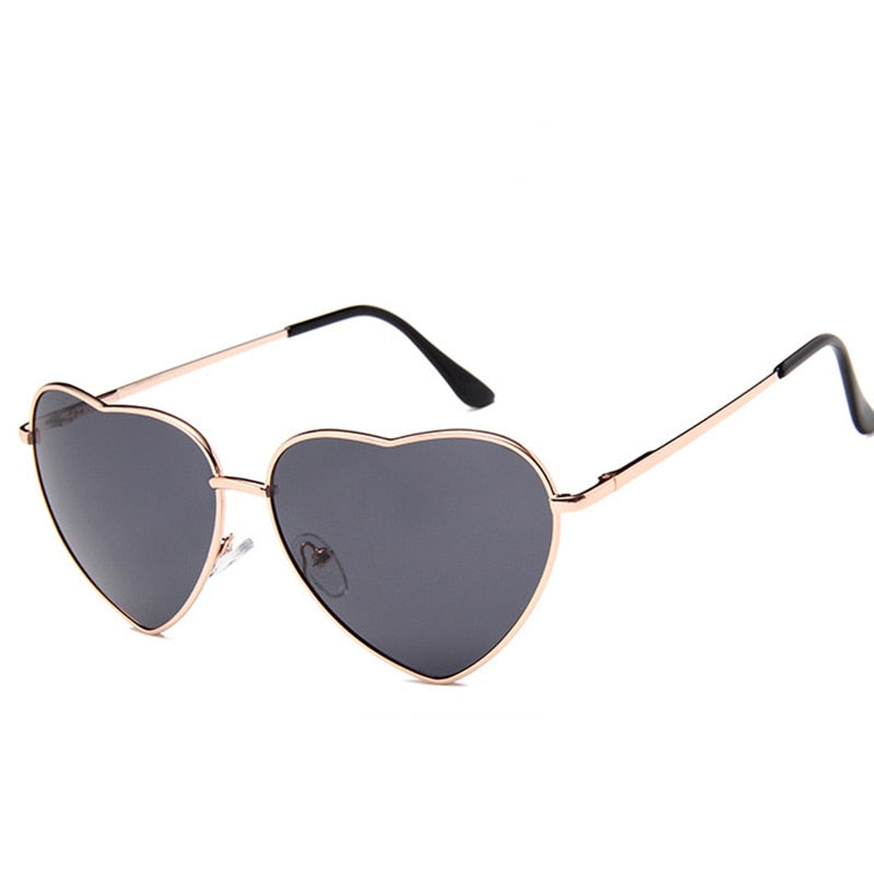 Gradient Heart Frame Sunglasses