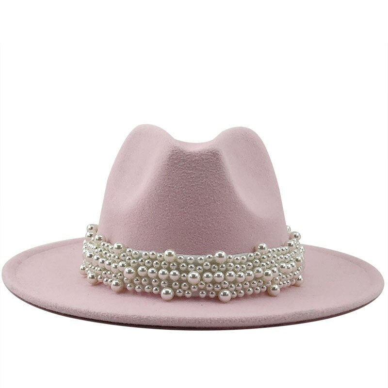 Pearl Felt Fedora