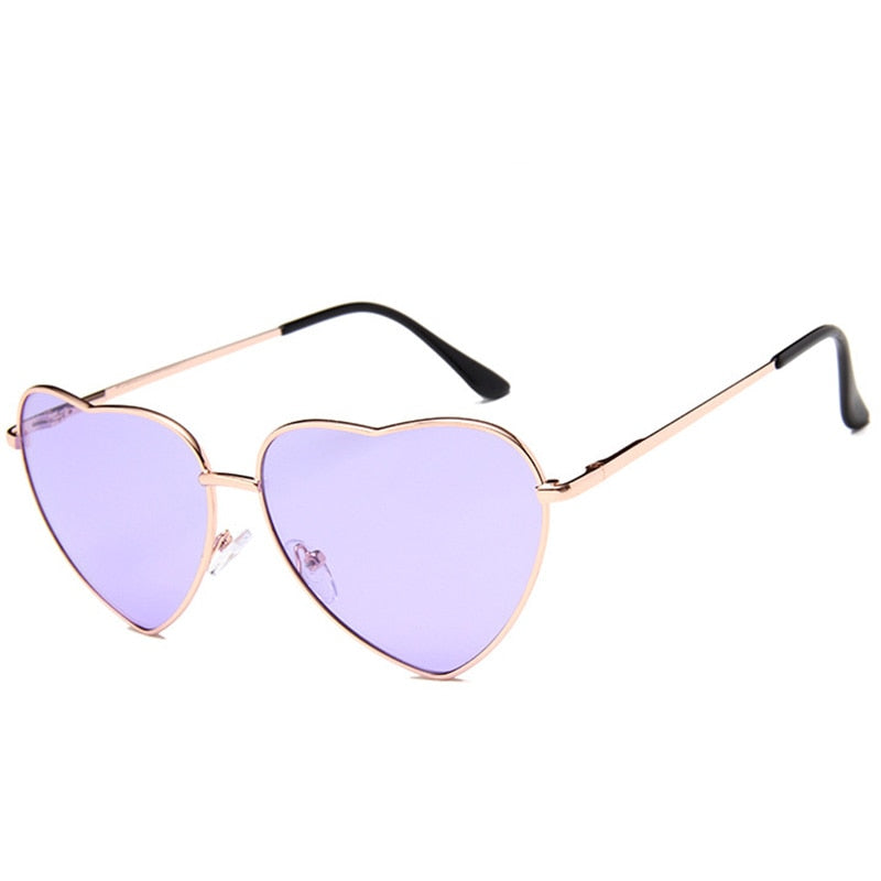 Gradient Heart Frame Sunglasses