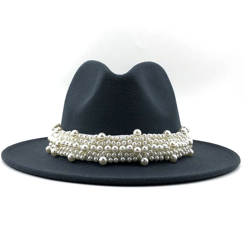 Pearl Felt Fedora