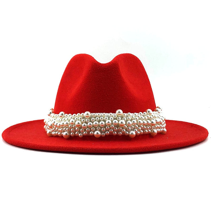 Pearl Felt Fedora