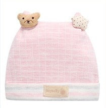 Cotton Cartoon Bear Stars Baby Beanie