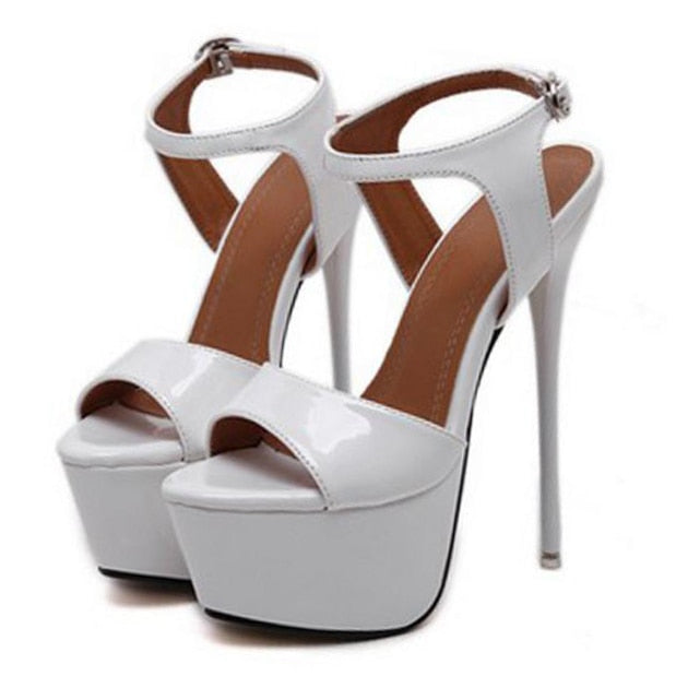 Ankle Strap Platform Heels