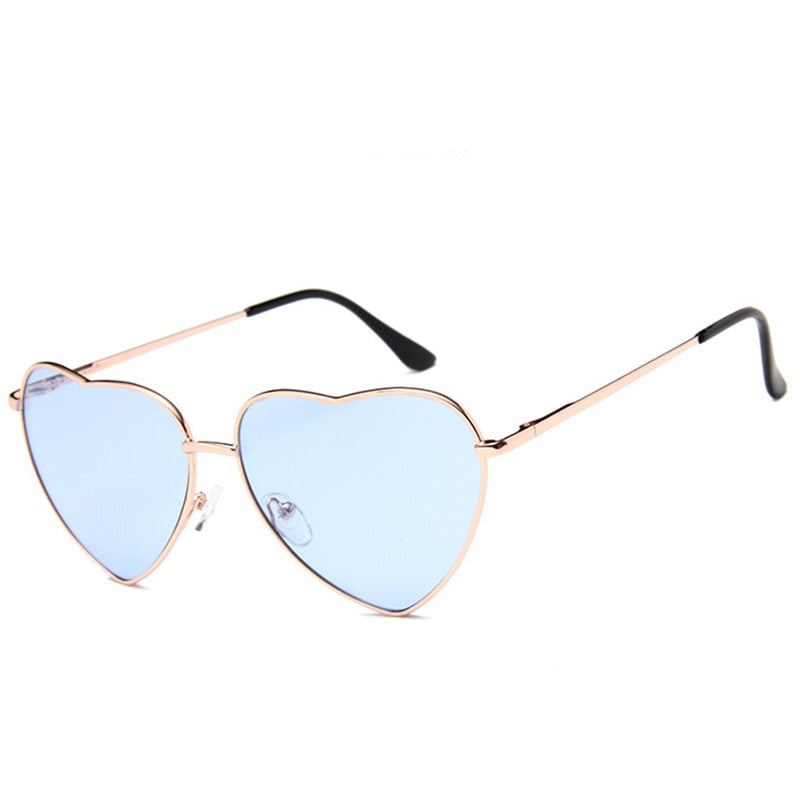 Gradient Heart Frame Sunglasses