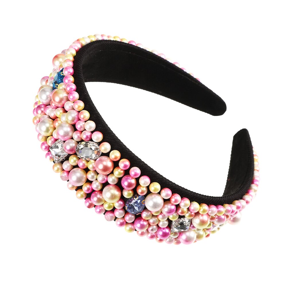 Wide Chunky Rhinestone Headband