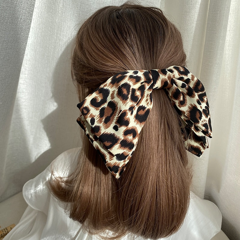 Velvet Barrette Bow