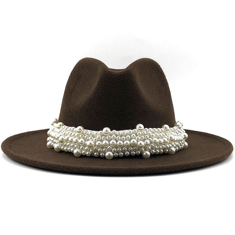 Pearl Felt Fedora