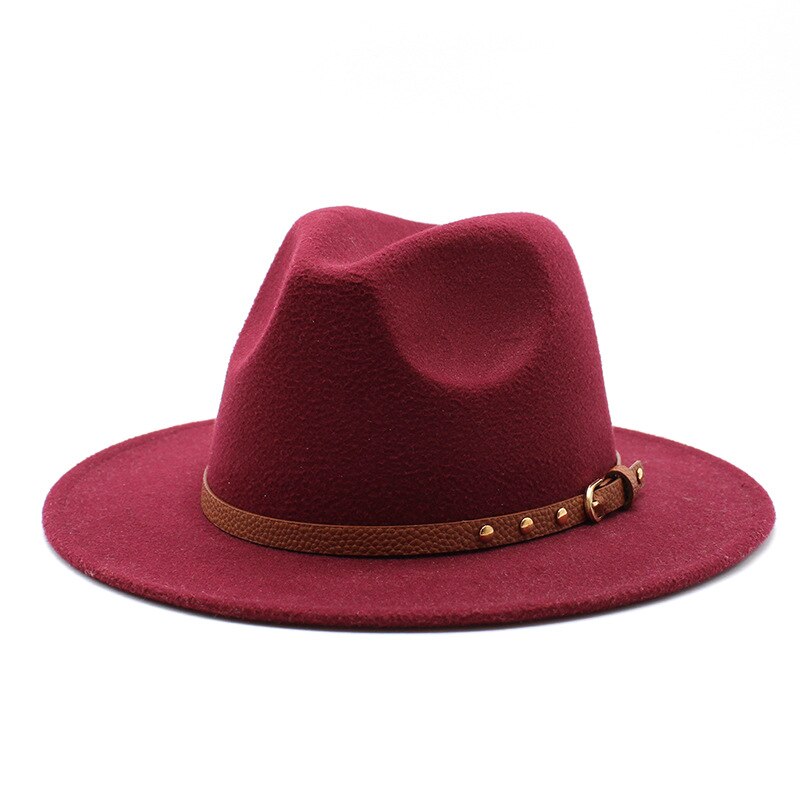 Wide Brim Wool Fedora