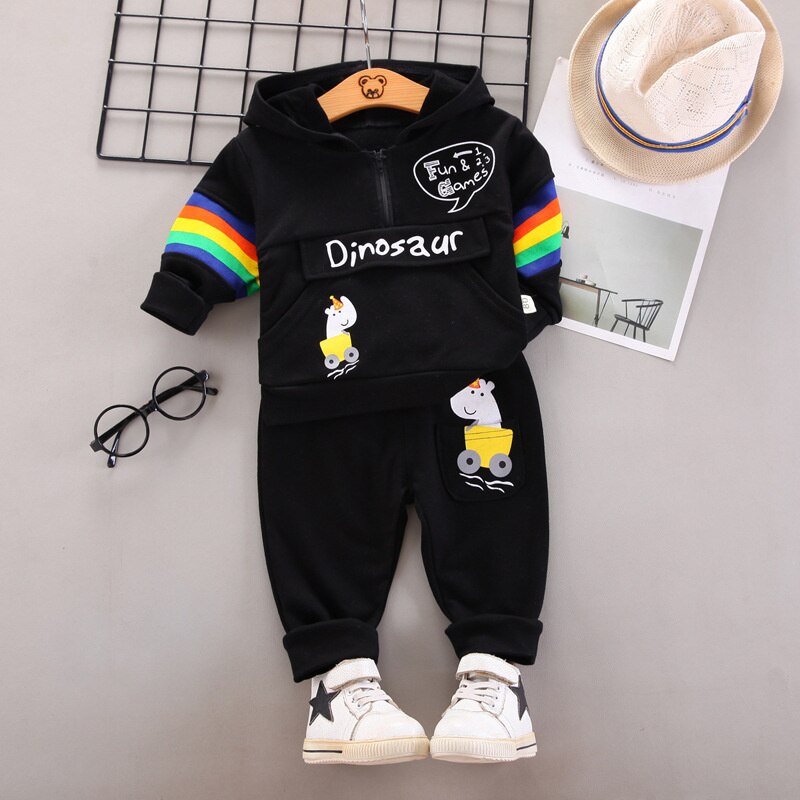 2pcs Hoodie Sweatshirt w/ Pants Kids Sport Set