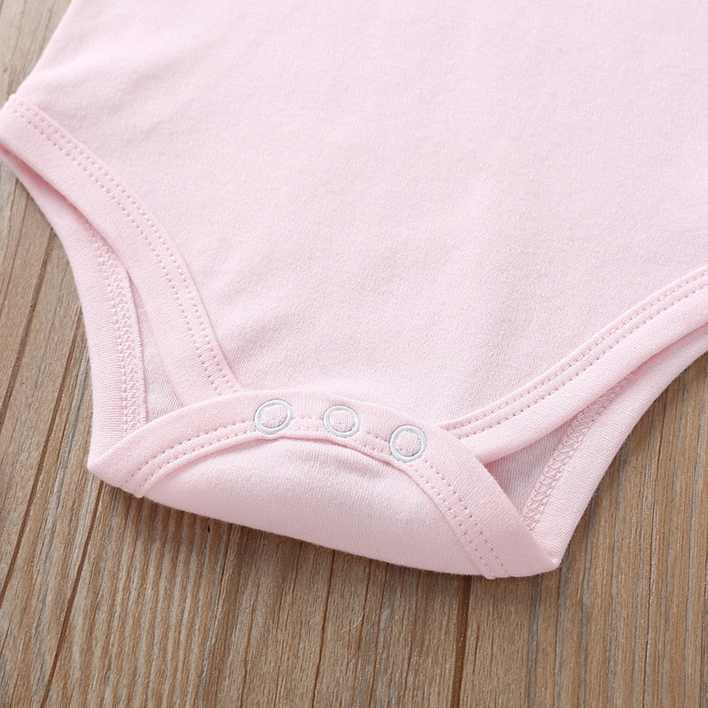 Teddy Bear Embroidered Baby Polo Onesie