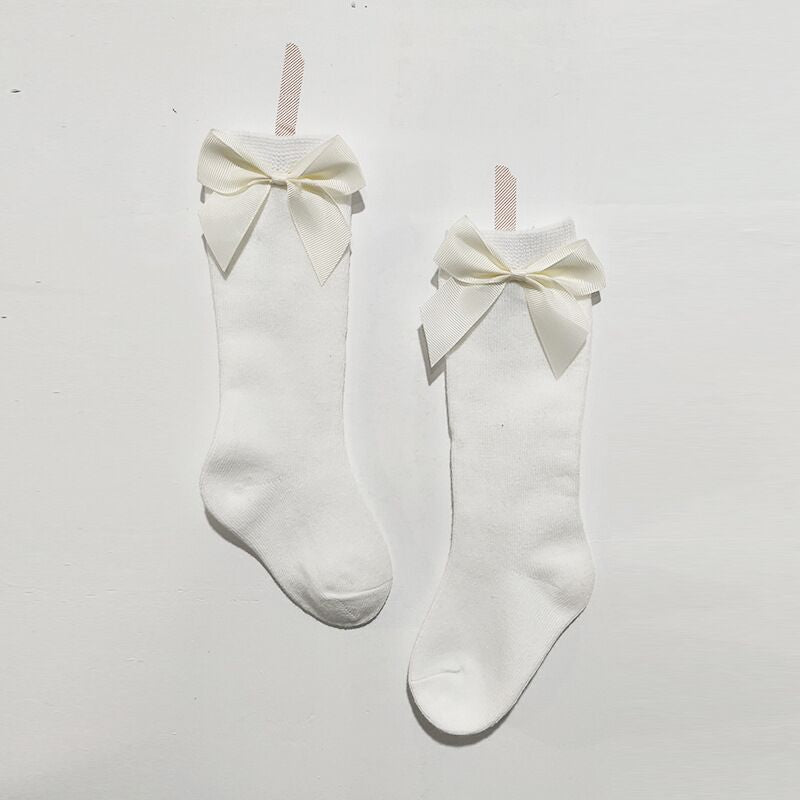 Knee High Oversized Bow Baby Socks