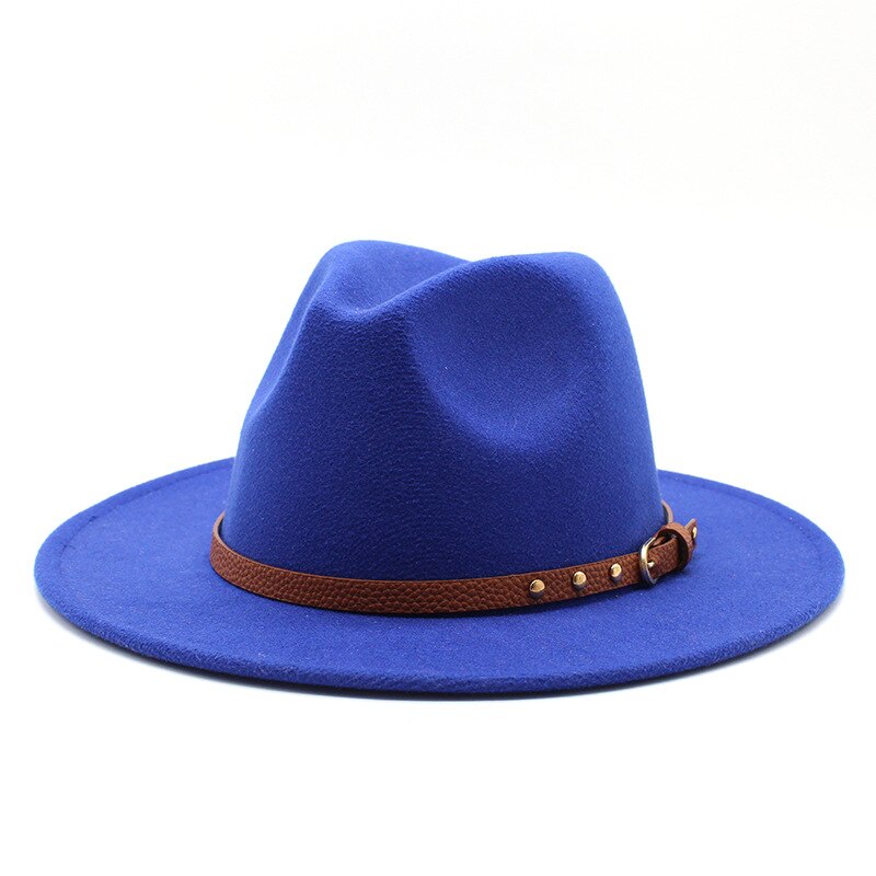 Wide Brim Wool Fedora