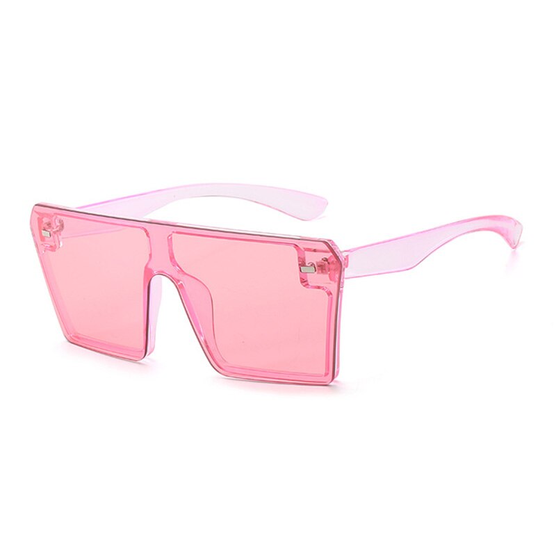 Oversized Flat Top Square Sunglasses