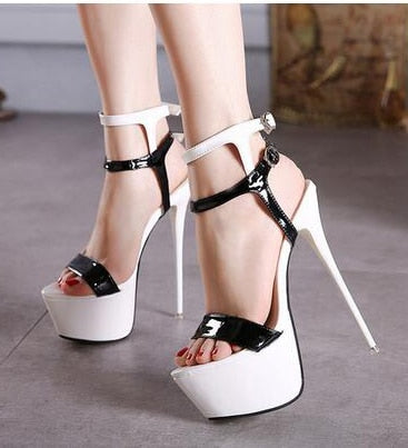 Ankle Strap Platform Heels