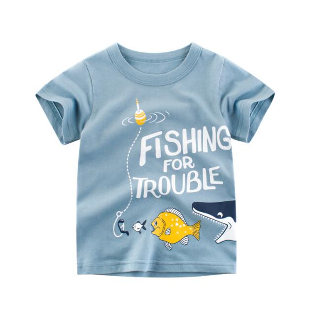 Short Sleeves Cotton Kids T-Shirts