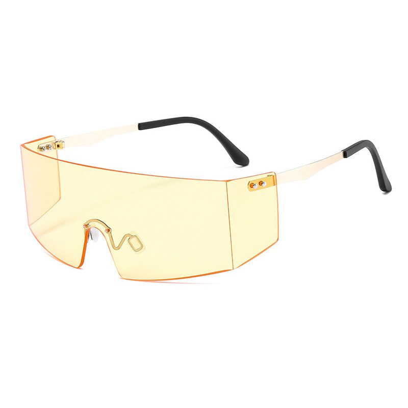 Oversized Rimless Sunglasses