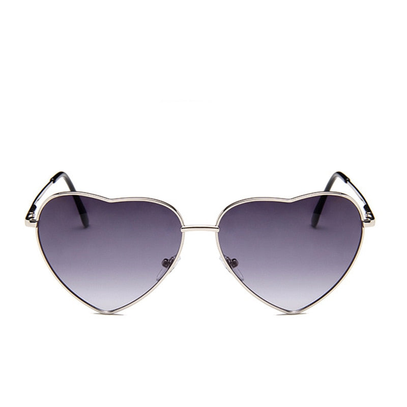 Gradient Heart Frame Sunglasses