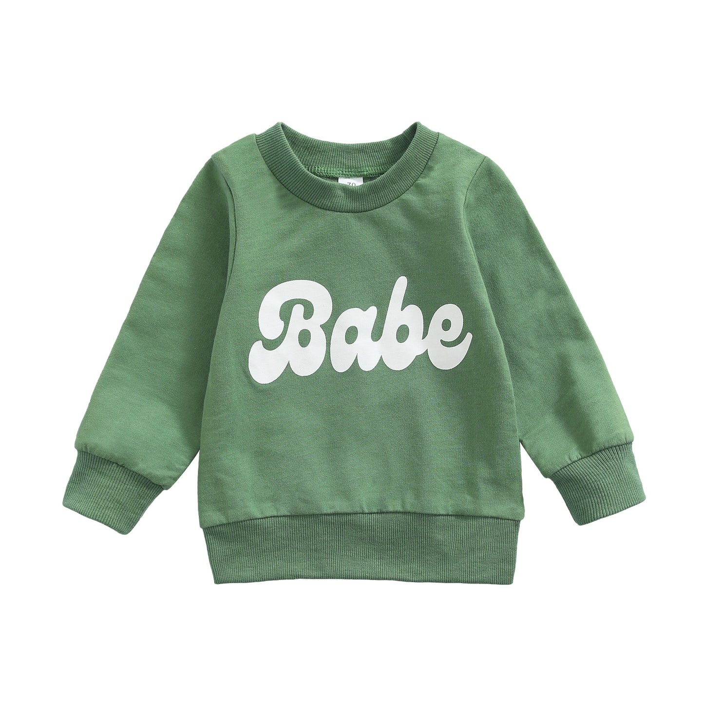 Round Neck Long Sleeve Children Sweatshirt