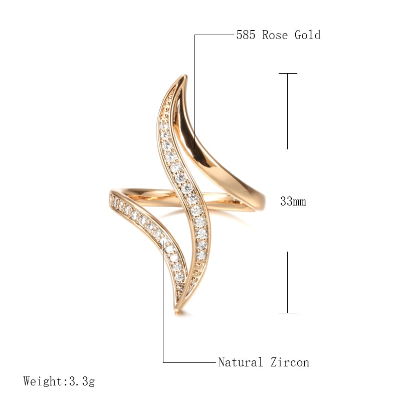 Crystal Curve Ring