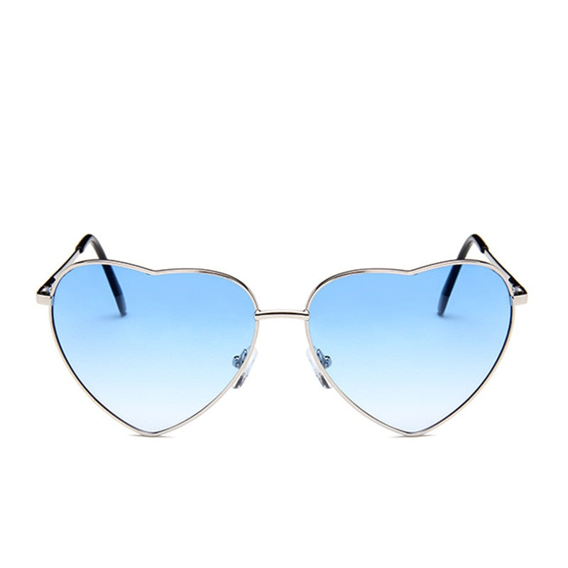 Gradient Heart Frame Sunglasses