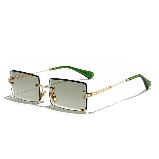 Rimless Rectangle Sunglasses