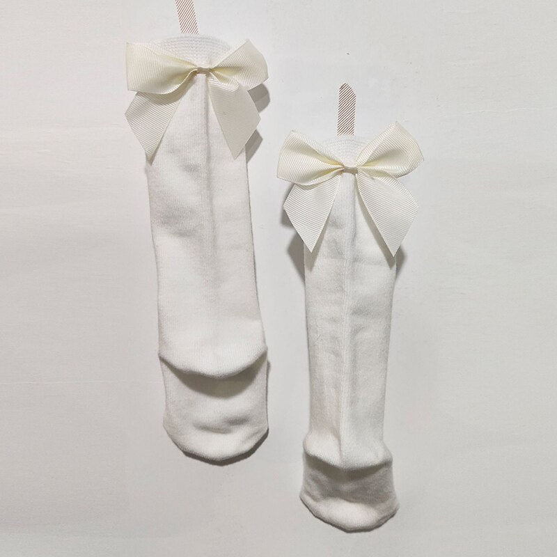 Knee High Oversized Bow Baby Socks