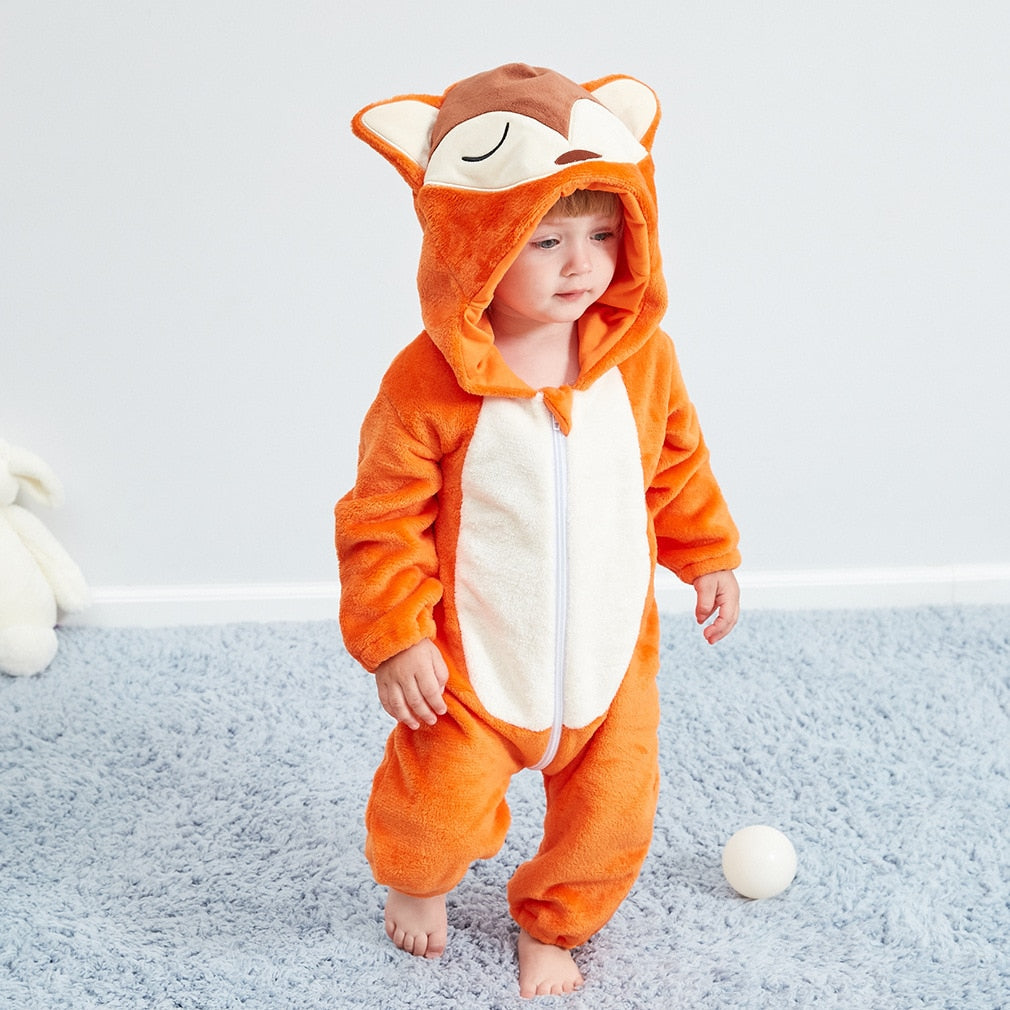 Baby Cartoon Animal Costume Jumpsuit