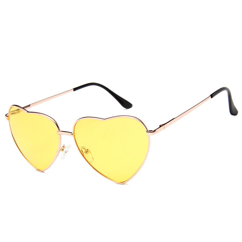 Gradient Heart Frame Sunglasses