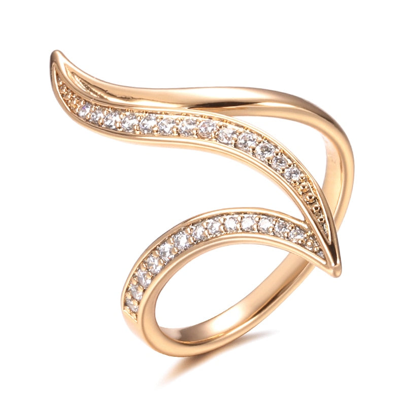 Crystal Curve Ring