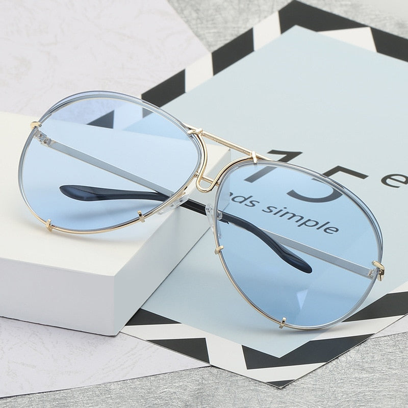 Oversized Pilot Sunglasses