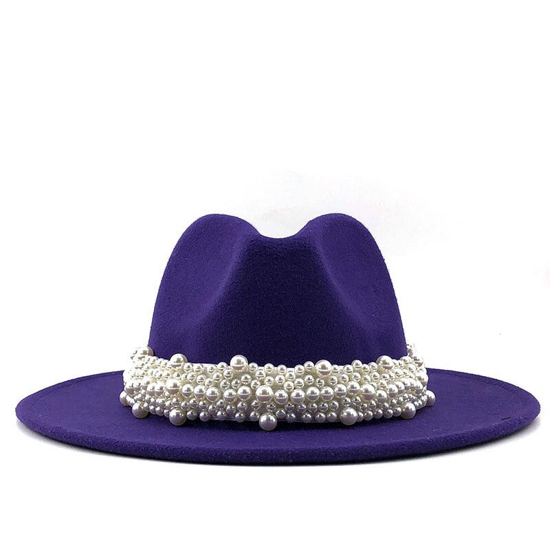 Pearl Felt Fedora