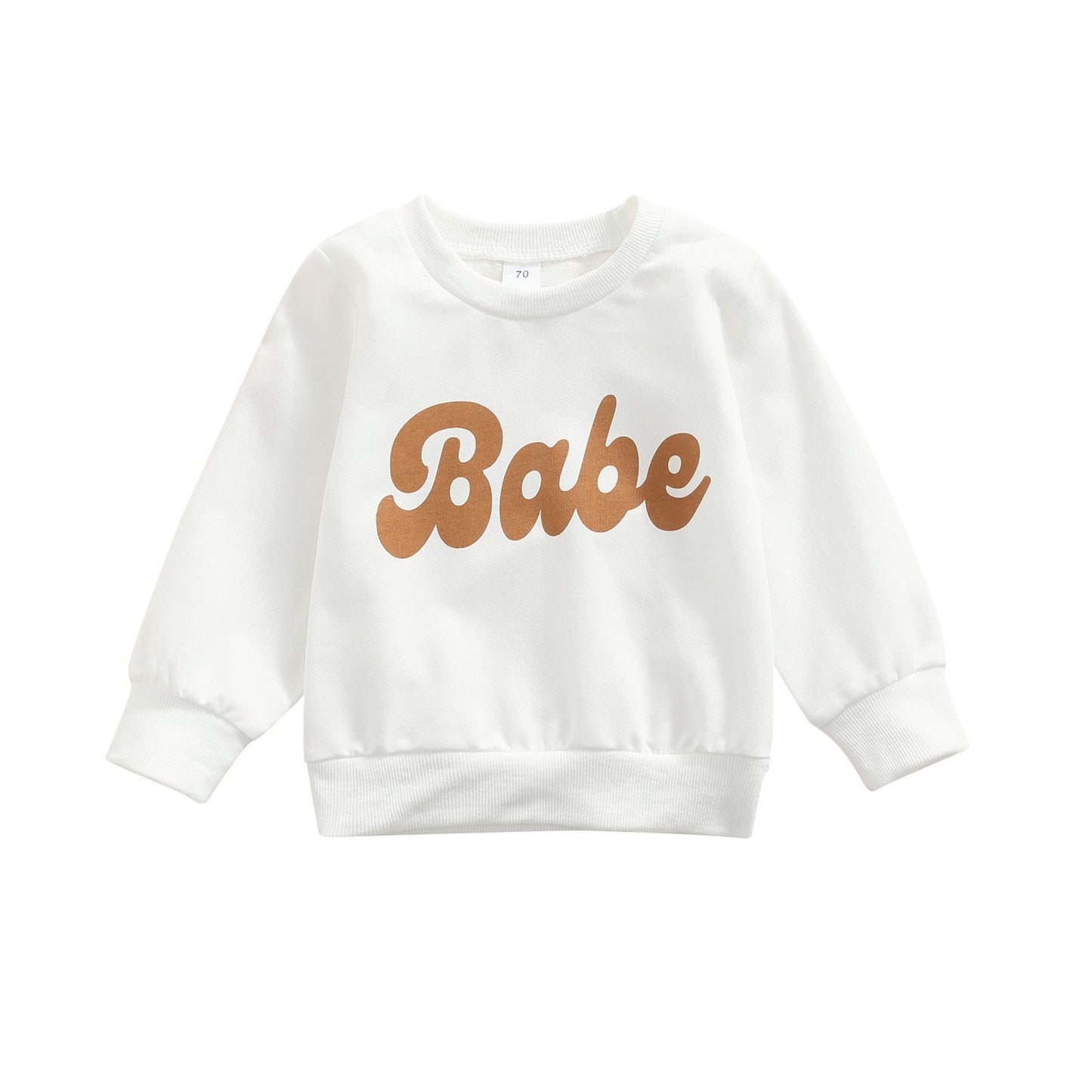 Round Neck Long Sleeve Children Sweatshirt