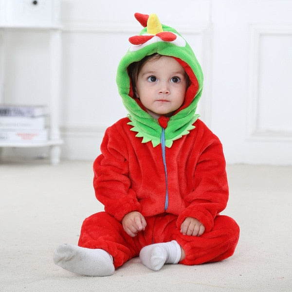 Baby Cartoon Animal Costume Jumpsuit