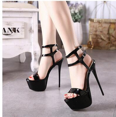 Ankle Strap Platform Heels