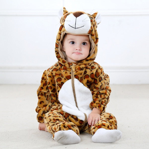 Baby Cartoon Animal Costume Jumpsuit