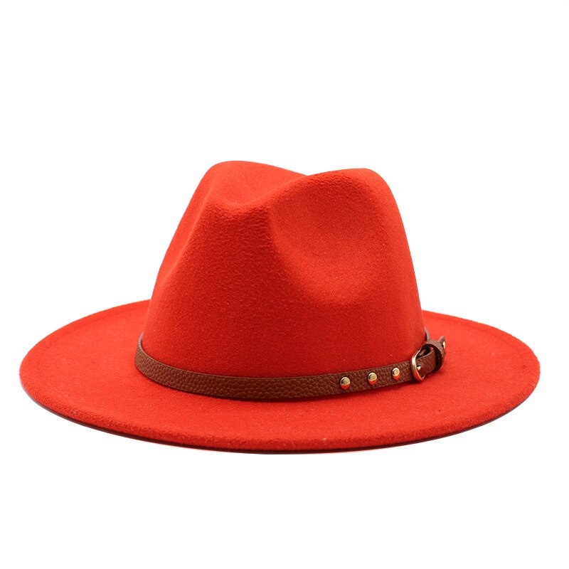 Wide Brim Wool Fedora