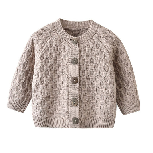 Knitted Button Up Children's Cardigan