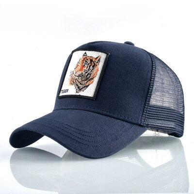 Embroidered Tiger Baseball Cap