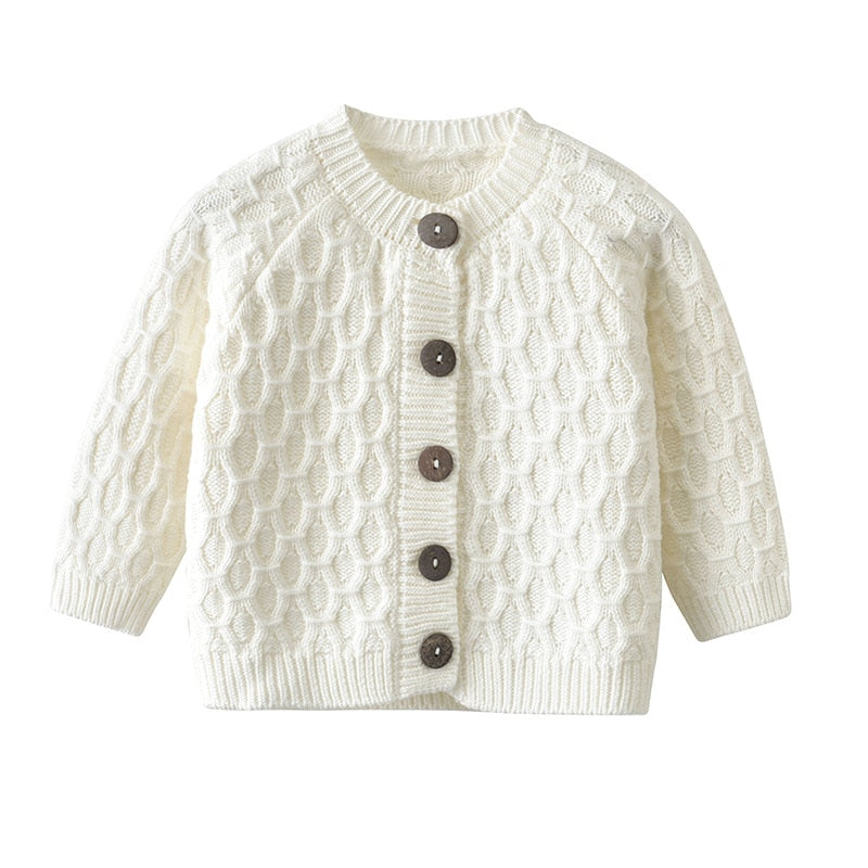 Knitted Button Up Children's Cardigan