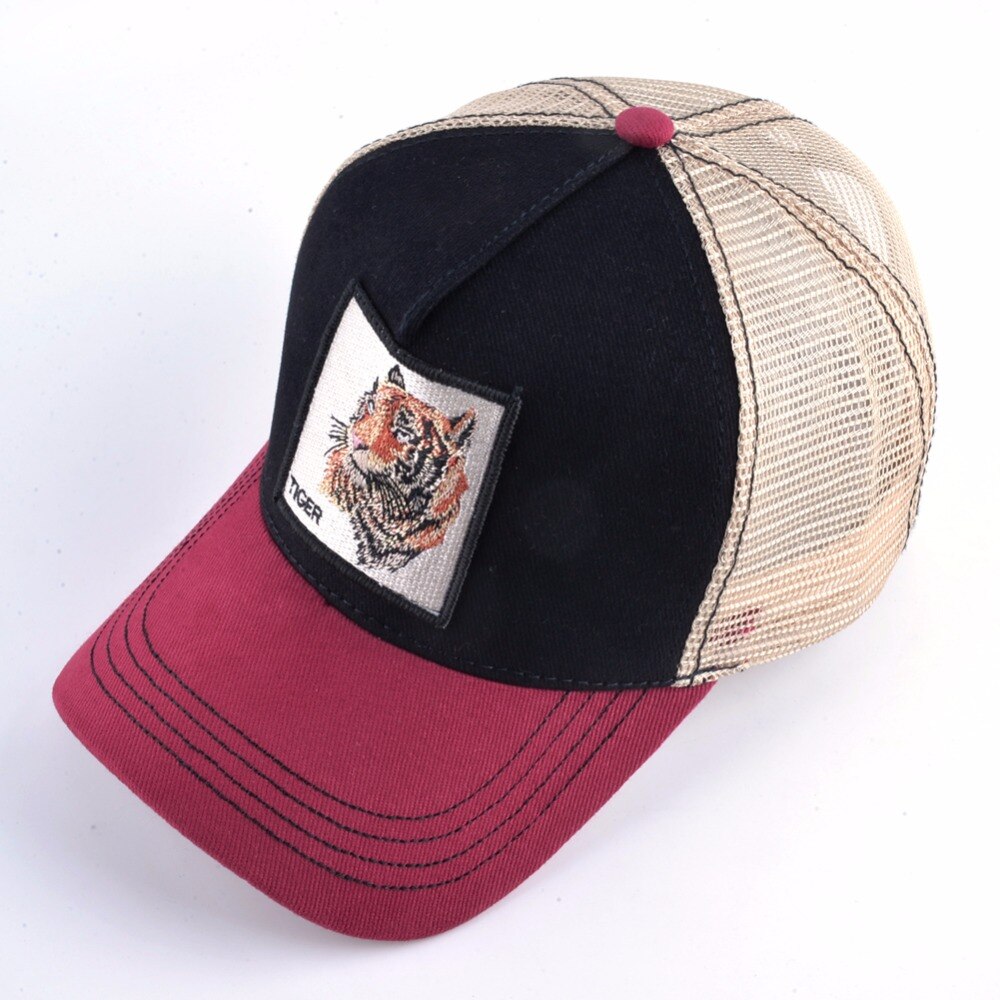 Embroidered Tiger Baseball Cap