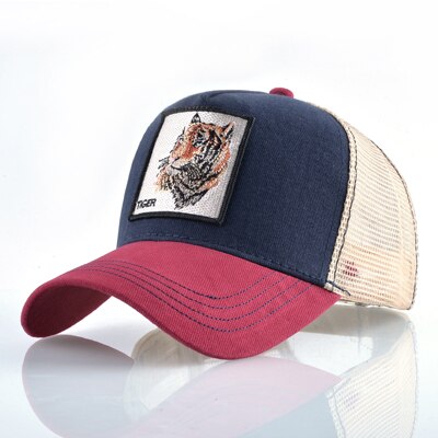 Embroidered Tiger Baseball Cap