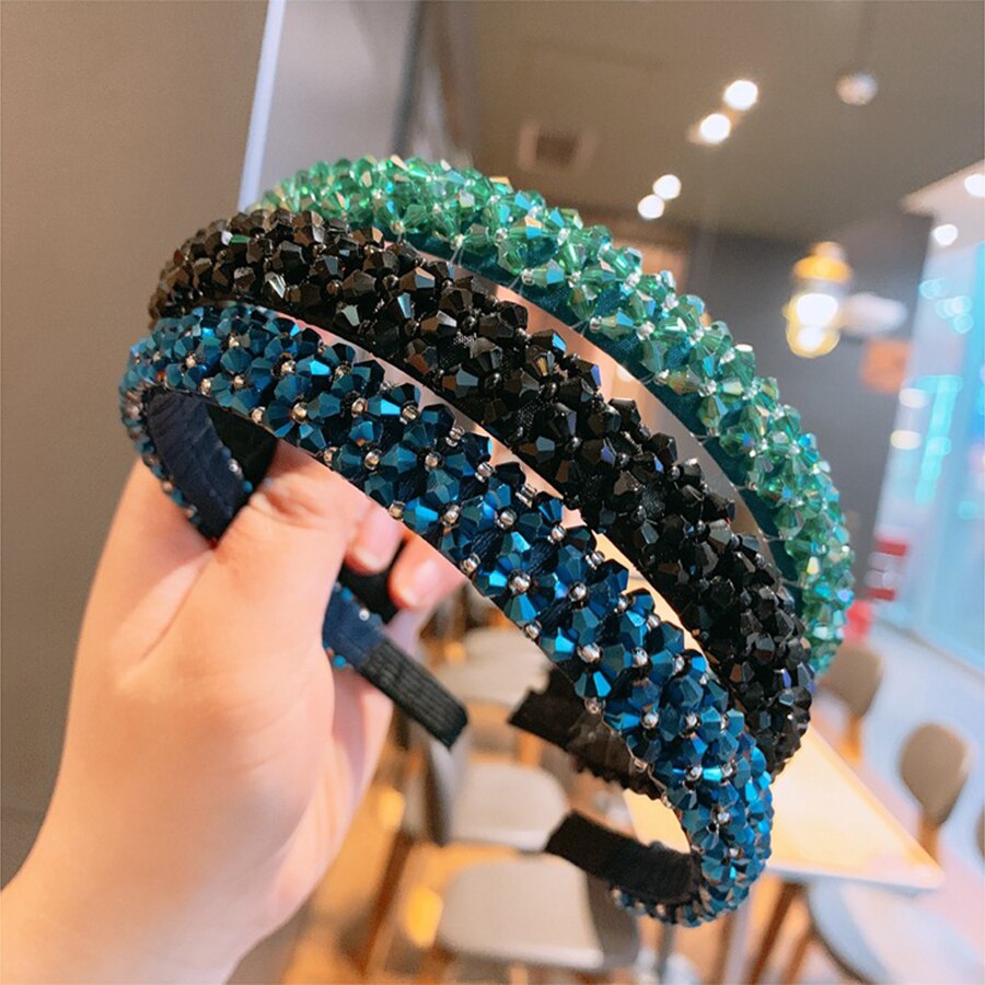 Thin Retro Beaded Headband