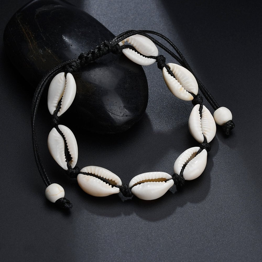 Bohemian Natural Shell Anklet