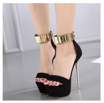 Ankle Strap Platform Heels