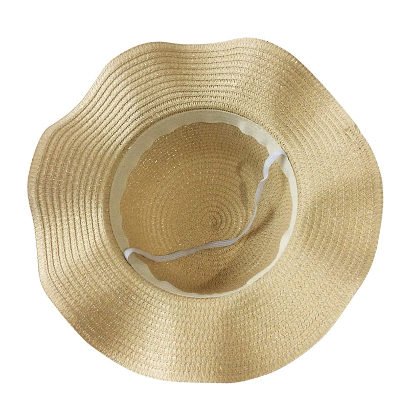 Lace Ribbon Children's Panama Hat