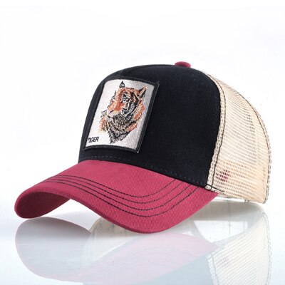 Embroidered Tiger Baseball Cap